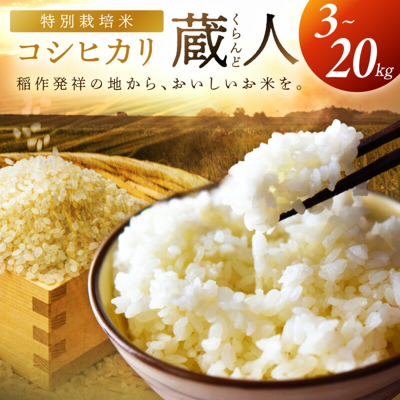 【ふるさと納税】事業者応援/令和8年産 特別栽培米コシヒカリ 蔵人(くらんど) 精米 3kg 5kg 10kg 20kg 定期便 選べる 内容量 回数 特別栽培米 コシヒカリ 蔵人 精米 白米 おこめ おにぎり 京都産 ふるさと納税 お米 ふるさと納税 こしひかり 3キロ 5キロ 10キロ 20キロ|京都府京丹後市