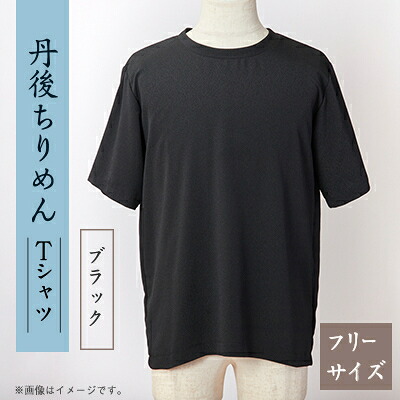 【ふるさと納税】京都の言い慣わし布切れを使った丹後ちりめんティーシャツ 黒いこと【1604755】