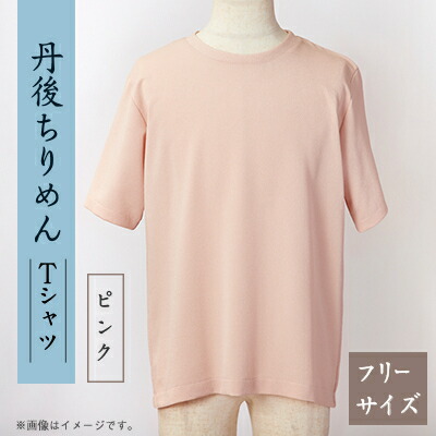 【ふるさと納税】京都の言い慣わし布切れを使った丹後ちりめんティーシャツ さくら色【1604756】