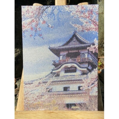 【ふるさと納税】御城印帳(犬山城 桜)【1666759】｜京都府与謝野町