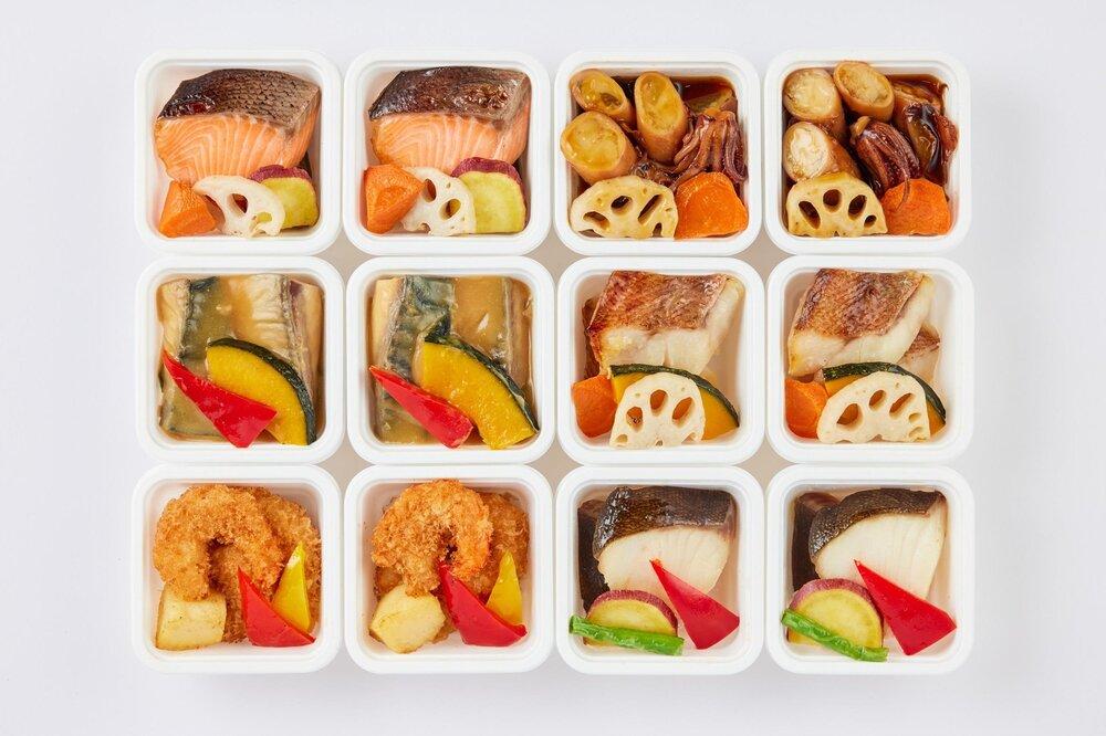 【ふるさと納税】富惣「レンジで簡単!お魚料理詰合せ」(6種×各2食) | 魚 電子レンジ 温めるだけ 小分け 惣菜 魚介類 海鮮 銀だら 西京焼 やりいか サバ サーモントラウト エブフライ 食べ比べ 人気 おすすめ 大阪府 堺市
