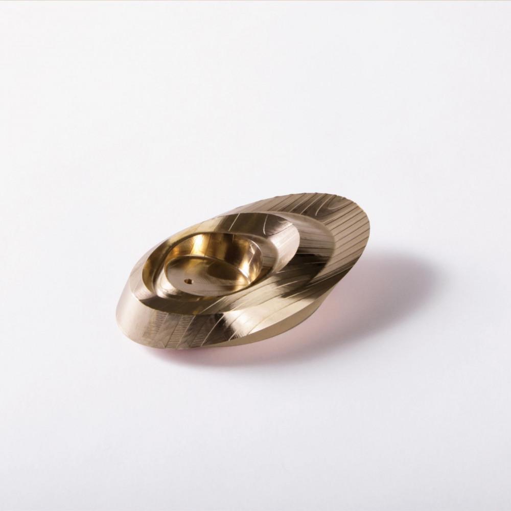 【ふるさと納税】堺の伝統産品　お香立てとお香のセット [BRASS] | 堺の伝統産品 伝統工芸品 お香立て お香 インテリア 人気 おすすめ 送料無料