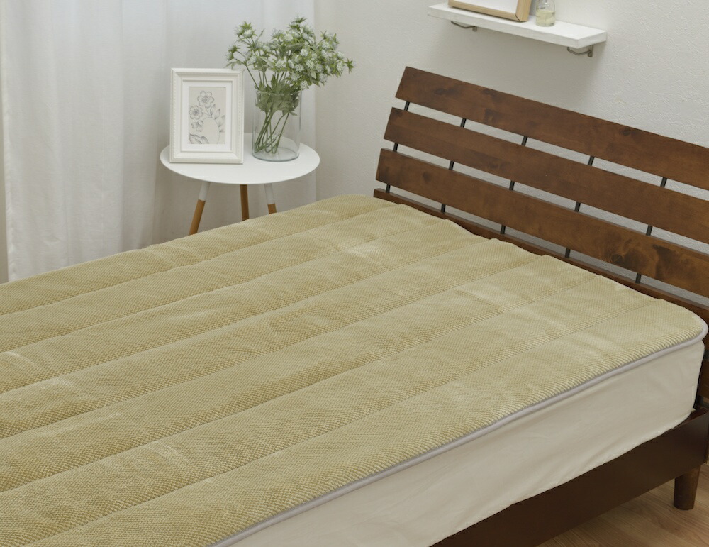 スーパーバーミンアクリルマイヤー敷きパッド ブラウン