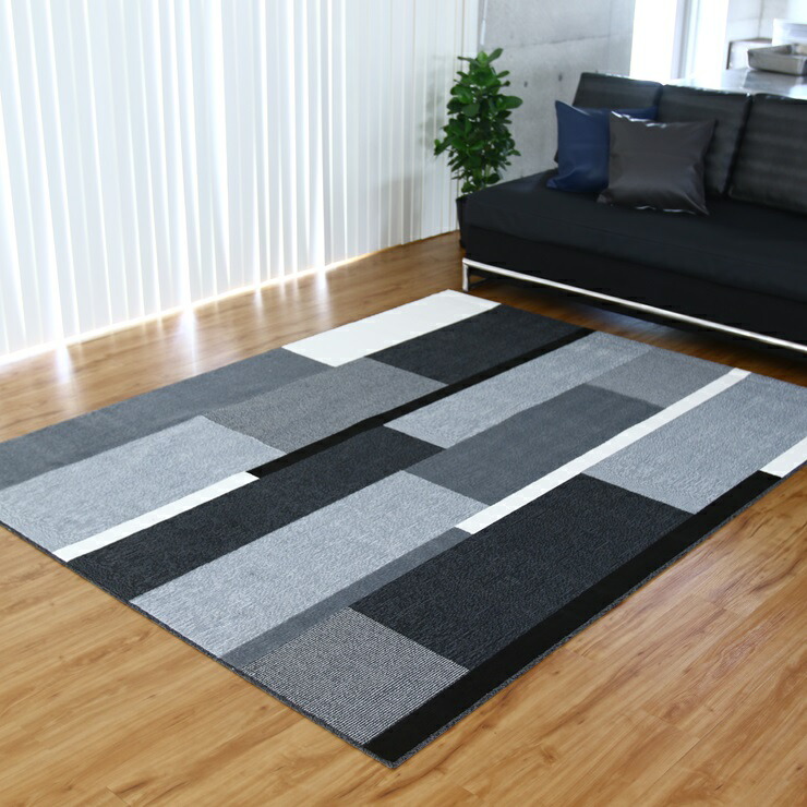 【ふるさと納税】カーペット グラース グレー 190cm×240cm｜日本製 国産 敷物 ラグ 防汚(SR) 防炎 アース防ダニ 抗菌防臭 滑り止め 床暖ホットカーペット対応 [5042]