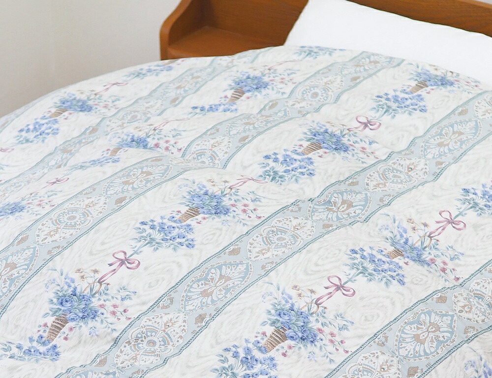 【ふるさと納税】羽毛布団 [シングル] ブルー 本掛けふとん ホワイトダック ダウン93% 1.3kg入 ココ BL [1911]｜大阪府泉大津市