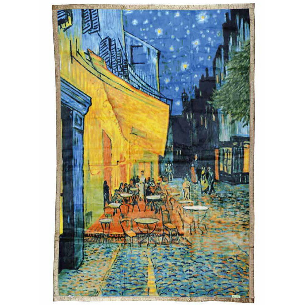 楽天市場】【ふるさと納税】西陣絵画織 夜のカフェテラス(ゴッホ