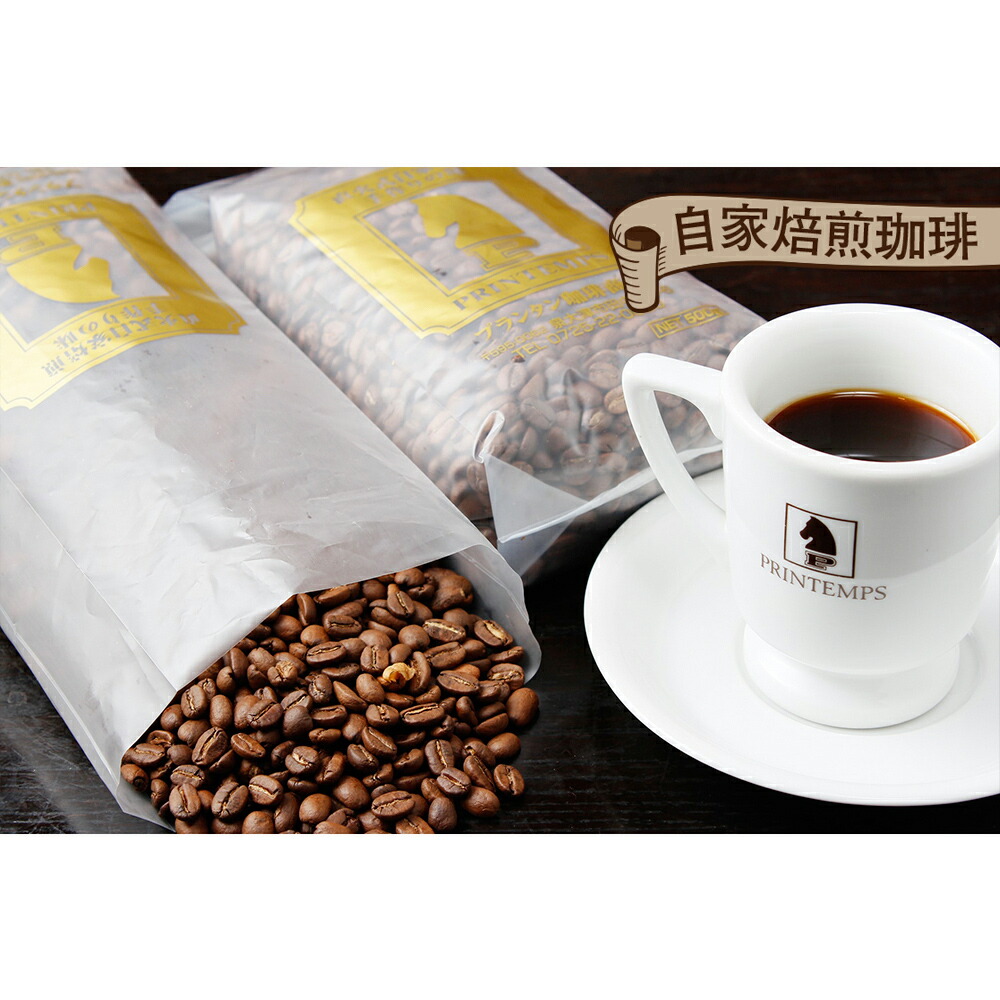 【ふるさと納税】《プランタン珈琲商会 自家焙煎レギュラーコーヒー》プランタンブレンド 300g×2袋入り (中挽き) 当社で焙煎仕立てのコーヒー豆をお届け！｜香り高い 本格派 鑑定士 こだわり 国際 ライセンス 高品質 厳選 [1627]