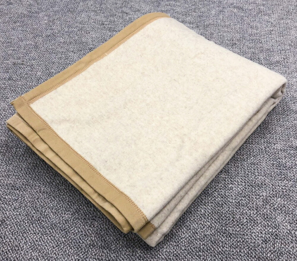 【ふるさと納税】繊維の宝石カシミヤ10%入り ウール毛布(毛羽部分) シングルサイズ KW-15 [4593]