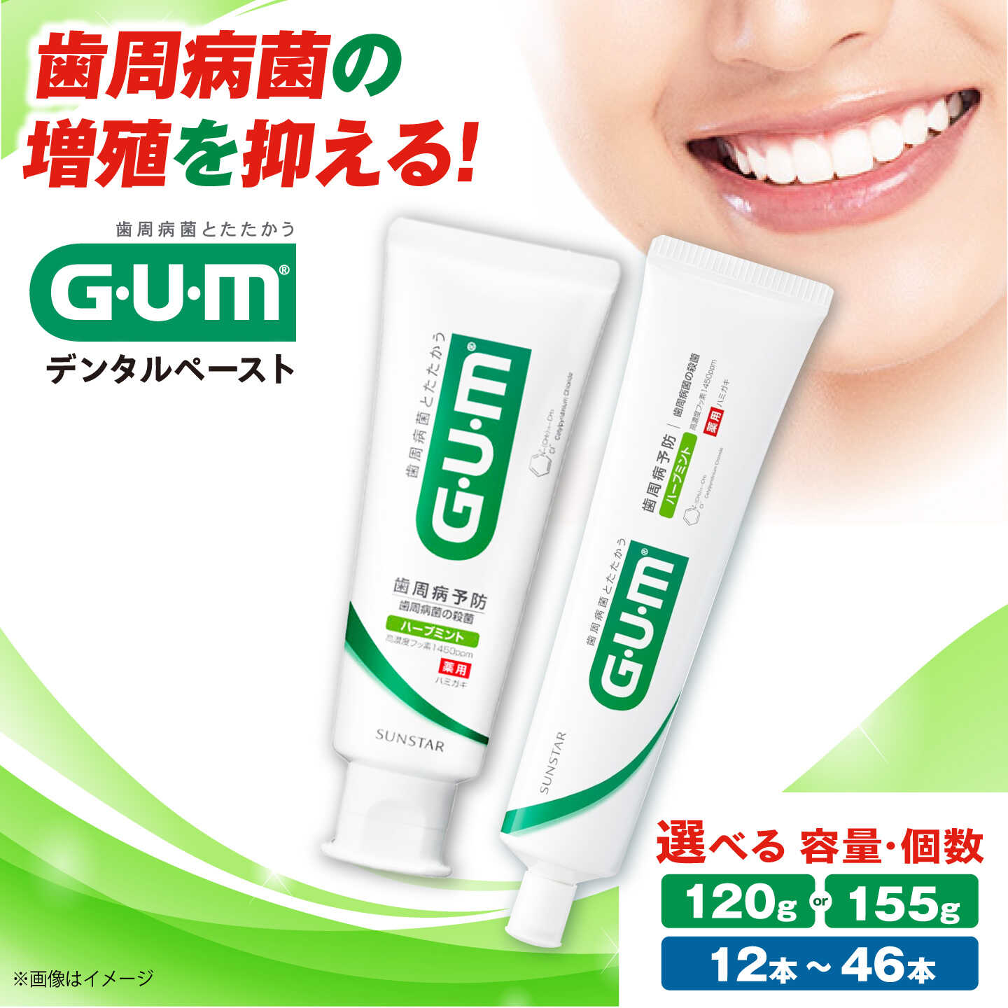 【ふるさと納税】【選べる容量】GUM デンタルペースト 歯磨き はみがき ハミガキ 歯磨き粉 歯みがき粉 歯ブラシ ハブラシ 薬用 医薬部外品 歯周病 虫歯 口臭 矯正 大容量 日用品 ストック 歯 人気 定番 おすすめ 食べ物以外 食品以外 大阪府高槻市/サンスター[AOAD011]｜大阪府高槻市