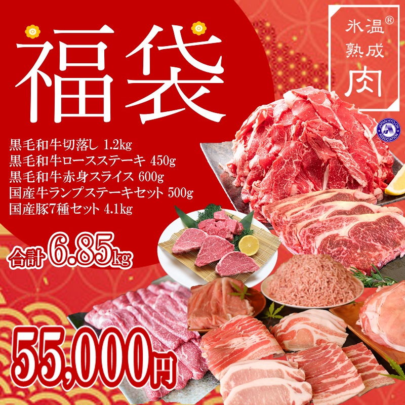 【楽天市場】【ふるさと納税】氷温(R)熟成肉 福袋 55,000円コース 