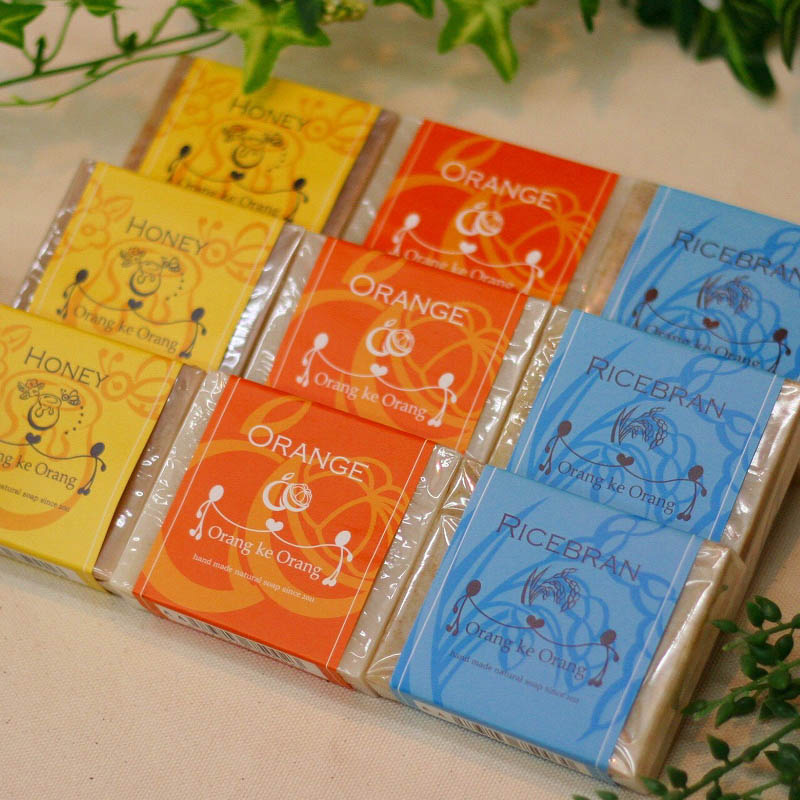 【ふるさと納税】無添加手作り石鹸 しっとり贅沢セット（各80g×9個）