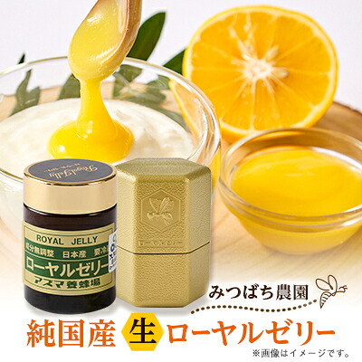 【ふるさと納税】100g 国産はちみつ 生ローヤルゼリー ローヤルゼリー専門養蜂場で採取 【配送不可地域:離島】【1278562】|大阪府富田林市