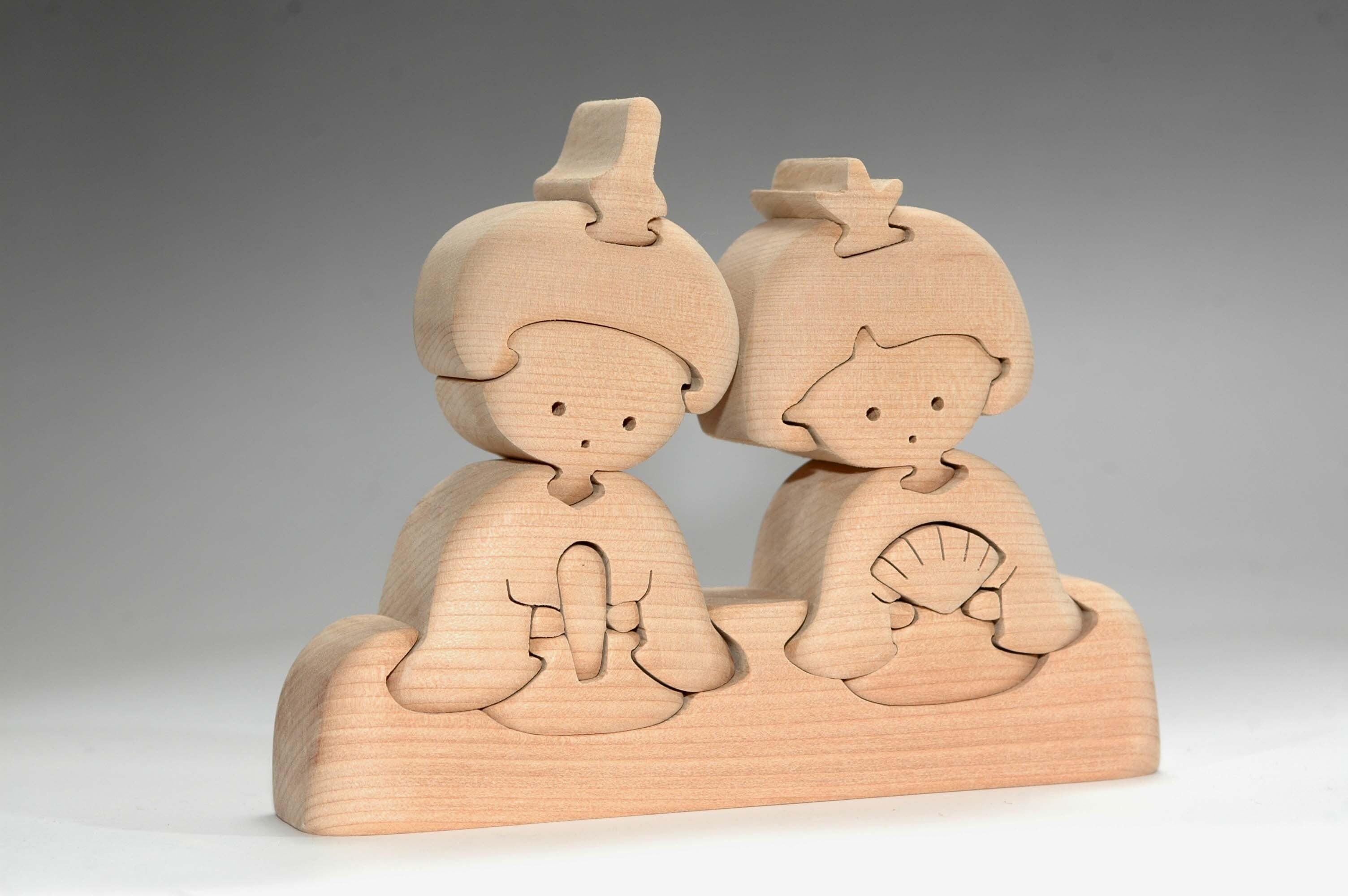 楽天市場】【ふるさと納税】立体パズル（中）雛 | 甲賀市 木製パズル