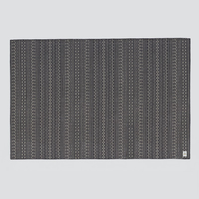【ふるさと納税】ウールラグ/Fisherman\u0027s Court NAVY×IVORY 200×300糎【1500491】