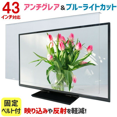 【ふるさと納税】大阪府和泉市 43AG2 43インチ用 テレビ画面保護パネル アンチグレアタイプ テレビガード【1669361】|大阪府和泉市