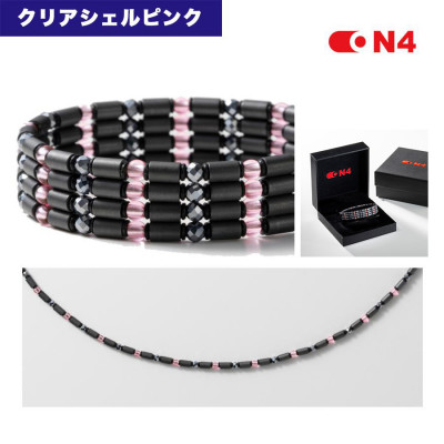 【ふるさと納税】ON4　オンフォー TYPE-C クリアシェルピンク　タイリッシュゴルフ磁気ネックレス 管理医療機器【配送不可地域：沖縄県】【1655761】