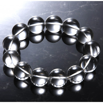 【ふるさと納税】本水晶18mm珠ブレスレット【1696769】 18,750円