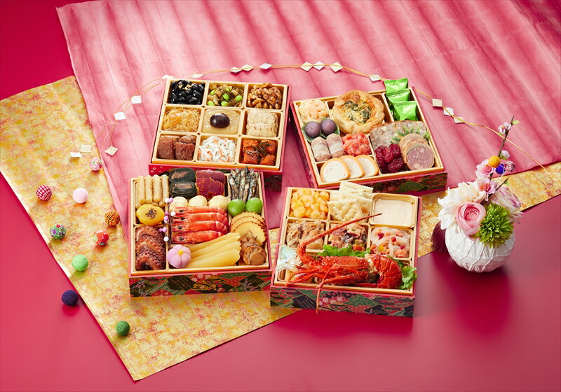 楽天市場】【ふるさと納税】【板前魂おせち】和洋風与段重 伊勢（伊勢）和泉市黒毛和牛ローストビーフ付き：大阪府和泉市