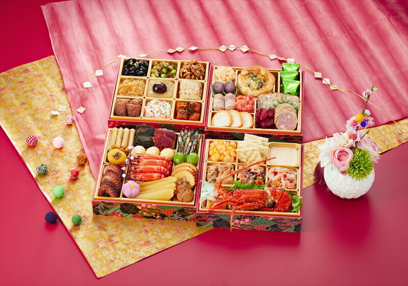 楽天市場】【ふるさと納税】【板前魂おせち】和洋風与段重 伊勢（伊勢）和泉市黒毛和牛ローストビーフ付き：大阪府和泉市