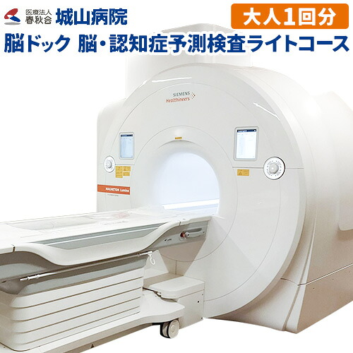 【ふるさと納税】脳ドック 脳・認知症予測検査ライトコース 大人1回分 医療法人春秋会城山病院 《30日以内に出荷予定(土日祝除く)》大阪府 羽曳野市 病院 検査 検診 脳 脳ドック 認知症 脳腫瘍 脳卒中 糖尿病 高血圧 病気 脳血管障害 MRI 頭部MRI 頭部MRA 頸部MRA AI解析