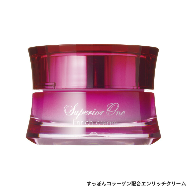 【ふるさと納税】すっぽんコラーゲン配合エンリッチクリーム 【 エンリッチ クリーム 高純度 すっぽん コラーゲン スキンケア 美容 】｜大阪府東大阪市