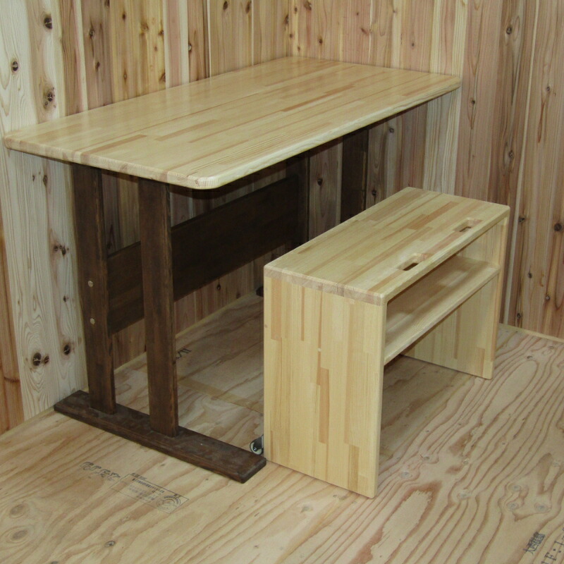 【ふるさと納税】手作り 木製 ダイニングテーブル Ver.2【配送不可地域：沖縄県・離島】｜大阪府泉南市