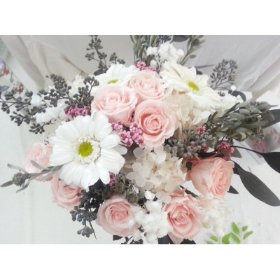 【ふるさと納税】☆受注生み出すこと☆プリザーブドフラワーの御芽出度胸花【1590229】
