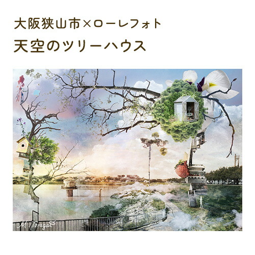 【ふるさと納税】No.174 4－A4 大阪狭山市×ローレフォト 天空のツリーハウス ／ A4サイズ 写真作品 送料無料 大阪府