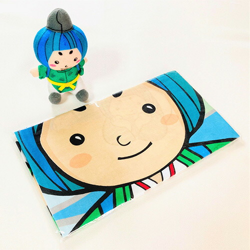 【ふるさと納税】 みづまろくん「ミニぬいぐるみ＋手ぬぐい」 ／ 人形 手拭い ご当地キャラクター ご当地 キャラ マスコットキャラクター マスコット ゆるキャラ キャラクターグッズ オリジナル 応援 地域応援 かわいい 可愛い みづまろくん 送料無料 大阪府 No.105