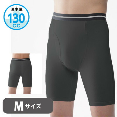 【ふるさと納税】スーパーさらりん 男性用 Mサイズ ブラック 1枚 失禁パンツ【1421525】 7,700円