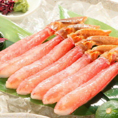 【ふるさと納税】【1kg:20本以上】かんたん生ずわい蟹しゃぶ生棒肉ポーション　〈殻剥き不要〉【配送不可地域：離島】【1572121】 21,460円