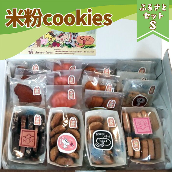 【ふるさと納税】 かなんブランド　米粉cookies　ふるさとセットS　1箱 ／ マドレーヌ フィナンシェ サブレ クッキー 焼き菓子 菓子 おやつ 送料無料 大阪府 No.400