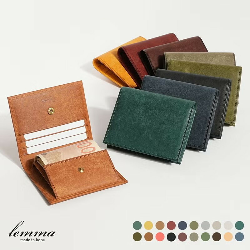【ふるさと納税】lemma レンマ Marisco マリスコ コンパクト財布 二つ折り財布【カラー選択可】 | 雑貨 小物 ファッション 人気 おすすめ 送料無料｜兵庫県神戸市
