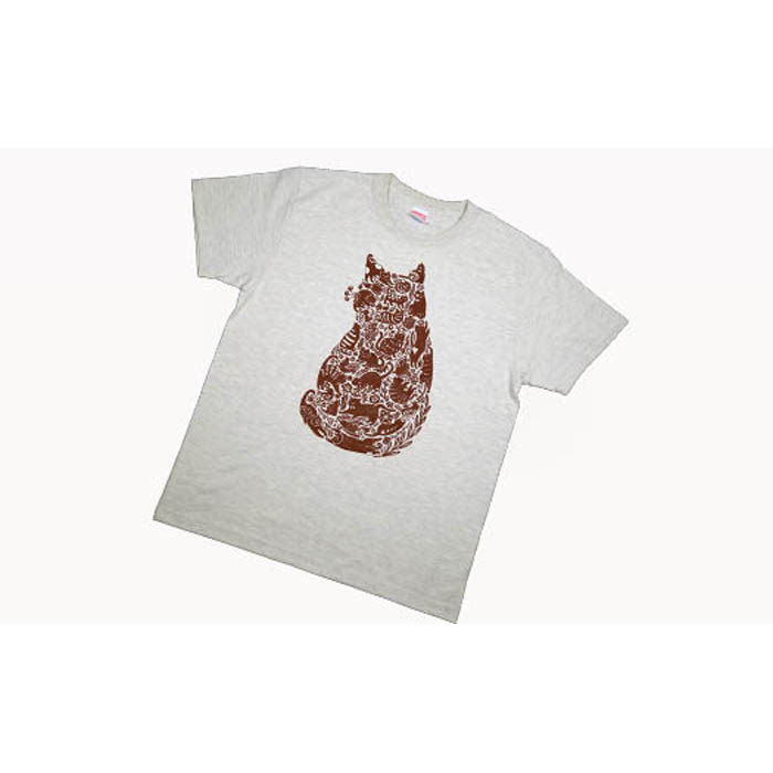 ふるさと納税 服 兵庫県 神戸市 作家　ゴーあやの　ゆる猫Tシャツ 作家 ゴーあやの ゆる猫Tシャツ - 兵庫県神戸市｜ふるさと