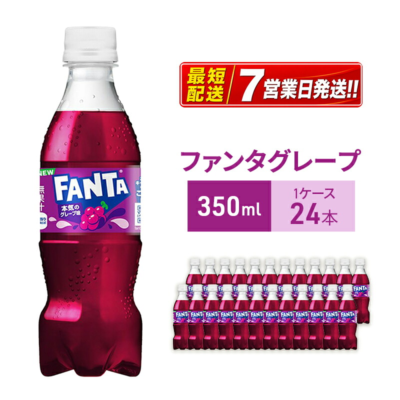 【ふるさと納税】ファンタ グレープ 350ml 1ケース 24本 ペットボトル