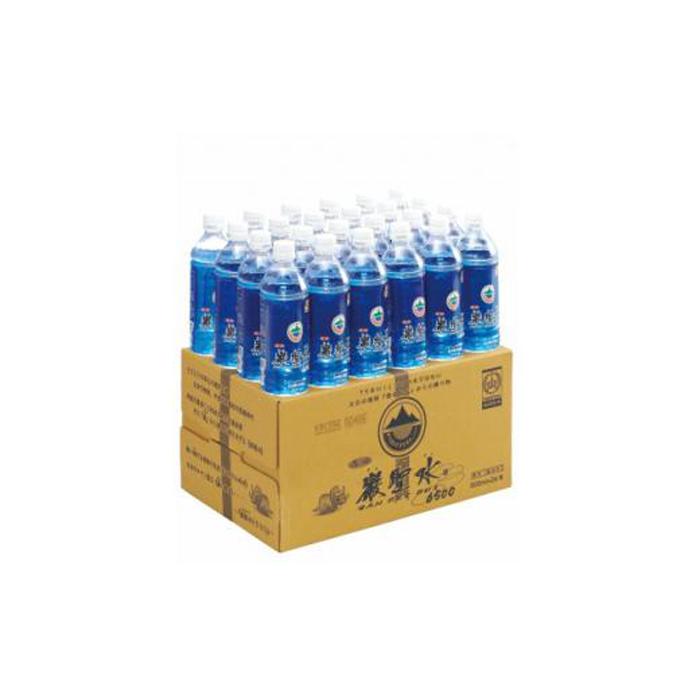 【ふるさと納税】＜毎月定期便＞ミネラルウォーター巌聖水6500(がんせいすい) 500ml&times;24本入り　全3回 | 西宮 天然水 高ミネラル 弱アルカリ性 非加熱処理 水分補給 人気 おすすめ 飲料水 健康 美容 災害備蓄 お取り寄せ 通販 送料無料 ふるさと納税 ｜兵庫県西宮市