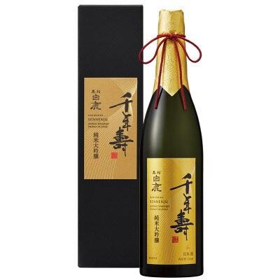 【ふるさと納税】黒松白鹿 千年壽 純米大吟醸 720ml | 西宮 名門 蔵元 純米大吟醸 清酒 人気 おすすめ 日本酒 お酒 ギフト プレゼント お取り寄せ 通販 送料無料 ふるさと納税