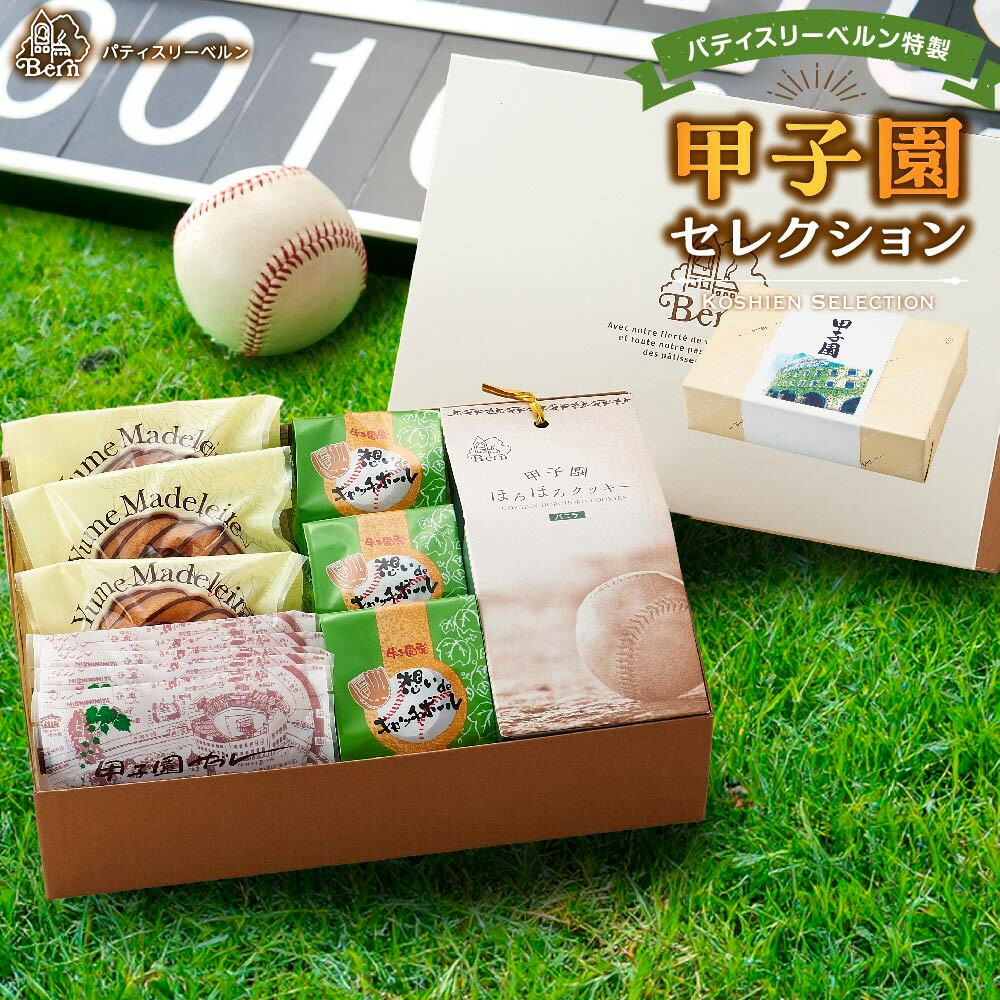 【ふるさと納税】パティスリーベルン特製　甲子園セレクション | 西宮 洋菓子店 ギフトセット 焼き菓子 詰め合わせ 人気 おすすめ スイーツ お菓子 プレゼント お取り寄せ 通販 送料無料 ふるさと納税