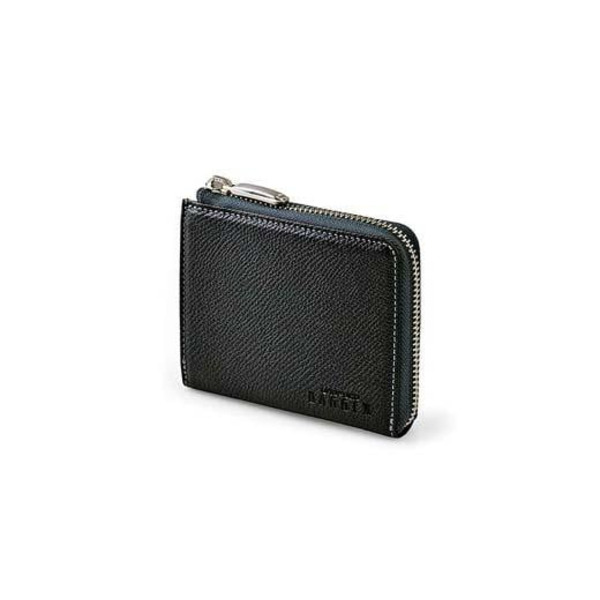 【ふるさと納税】BAGGEX 豊岡製 レザーミニ財布（L字ファスナータイプ） 35-0176（ブラック） / 財布 ウォレット