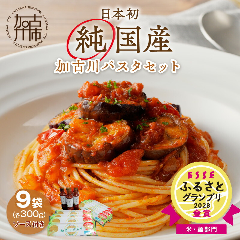 【ふるさと納税】加古川パスタセット《 国産小麦  国産 兵庫県産 セトデュール デュラムセモリナ 緊急対策 値上げ対策 原油高騰 家計応援 パスタ ナポリタン 八幡営農 オーマイ 送料無料 》