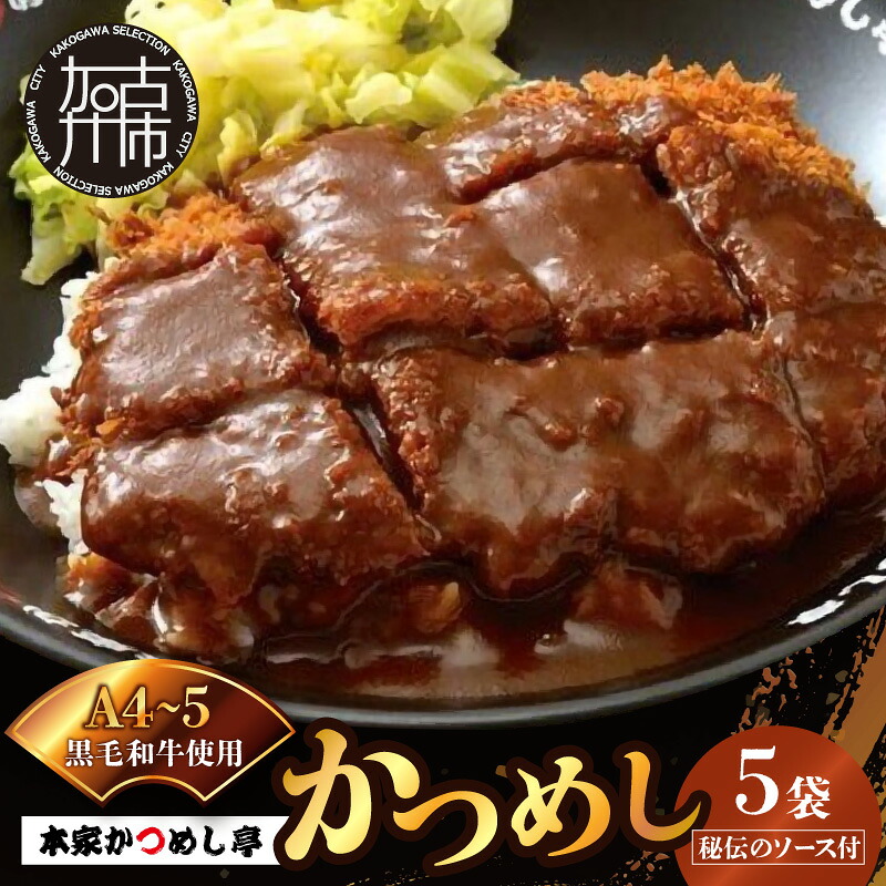 【ふるさと納税】本家かつめし亭のかつめし(5食入り)