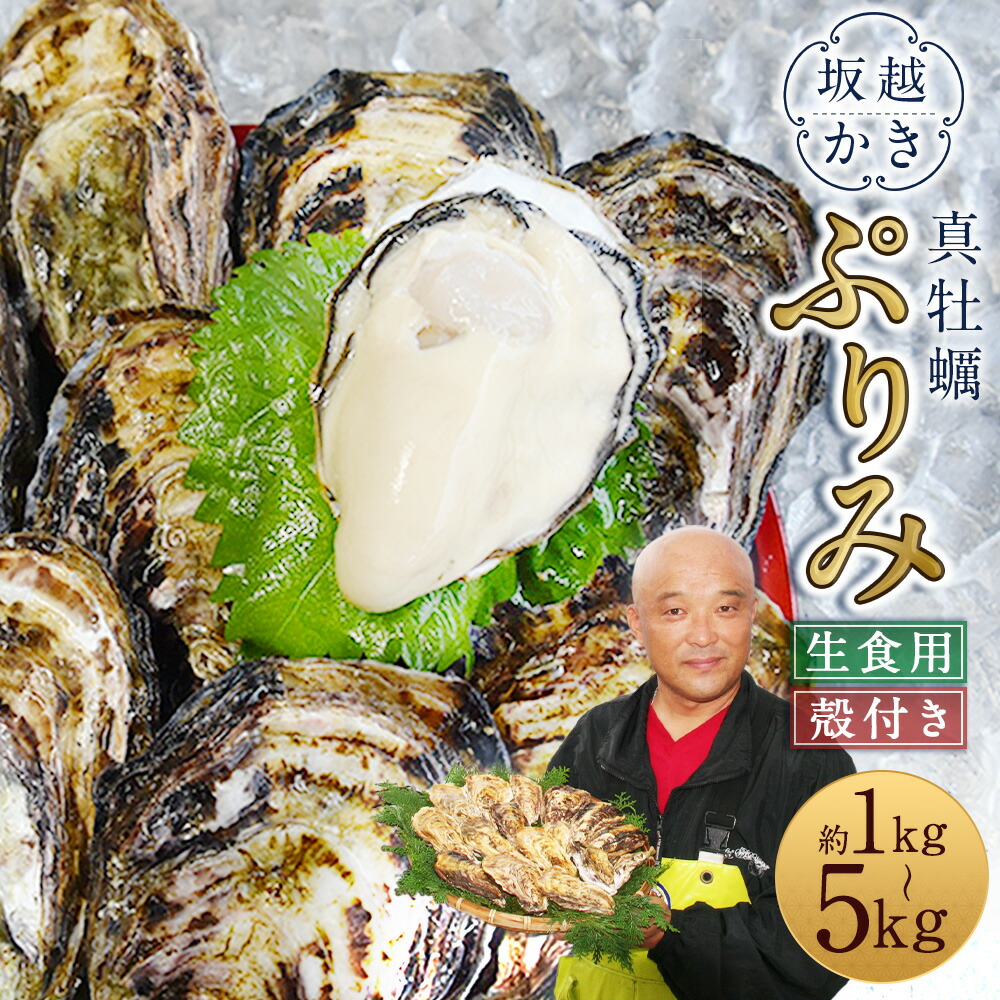 【ふるさと納税】＜選べる容量＞ 生食用 真牡蠣 「ぷりみ」 約1kg・約2kg・約3kg・約4kg・約5kg ／ 牡蠣 かき カキ 生牡蠣 生かき 生カキ 生ガキ 生がき 魚介 貝 海産物 生食 ギフト 兵庫県 赤穂市 冷蔵 送料無料｜兵庫県赤穂市