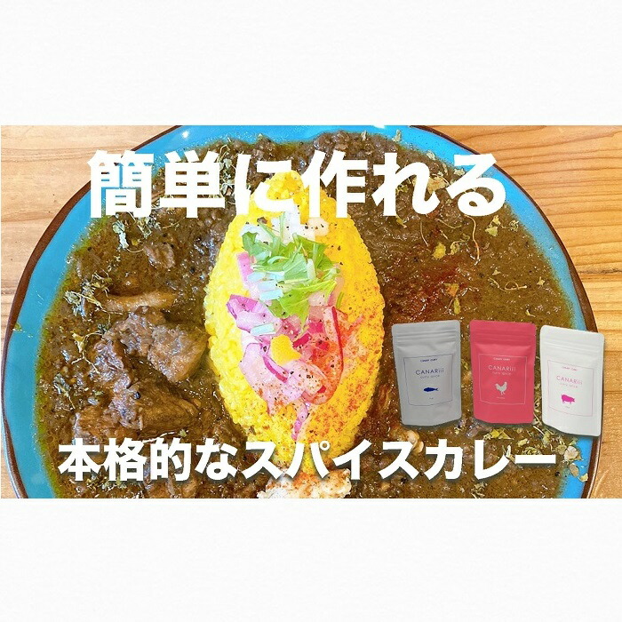 【ふるさと納税】本格スパイスカレーが簡単に作れるキット(CANARiii spice SET) 10,000円