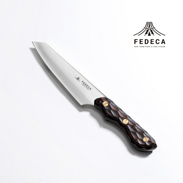 【ふるさと納税】【FEDECA】三徳包丁 小 名栗黒檀 001241