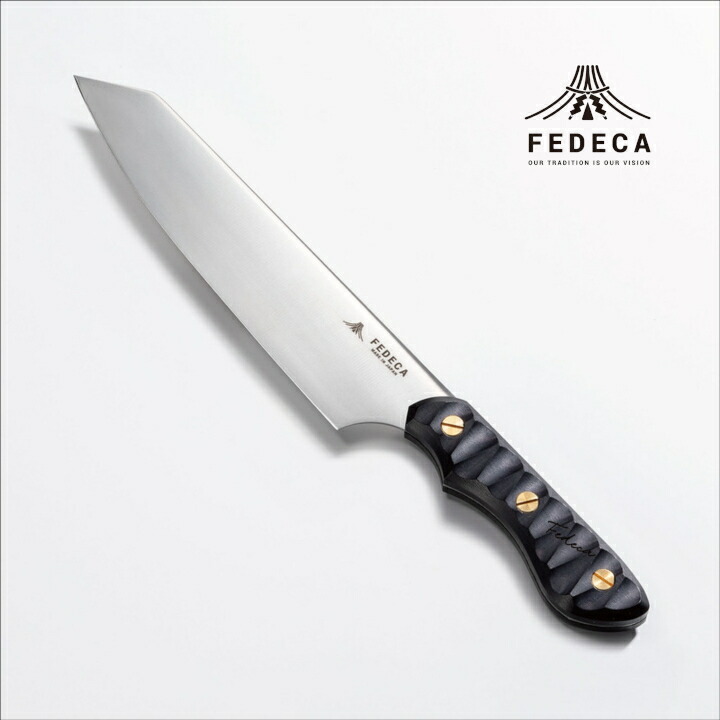 【ふるさと納税】【FEDECA】三徳まかない方 大 リップルブラック 001034 三徳まかない方 アウトドア 難民キャンプ ステンレス鋼 まかない方 持ちはこぶ 鋭さ威風堂々たる 労働者階級遣りくち 錆びにくい 刃研ぎ無料