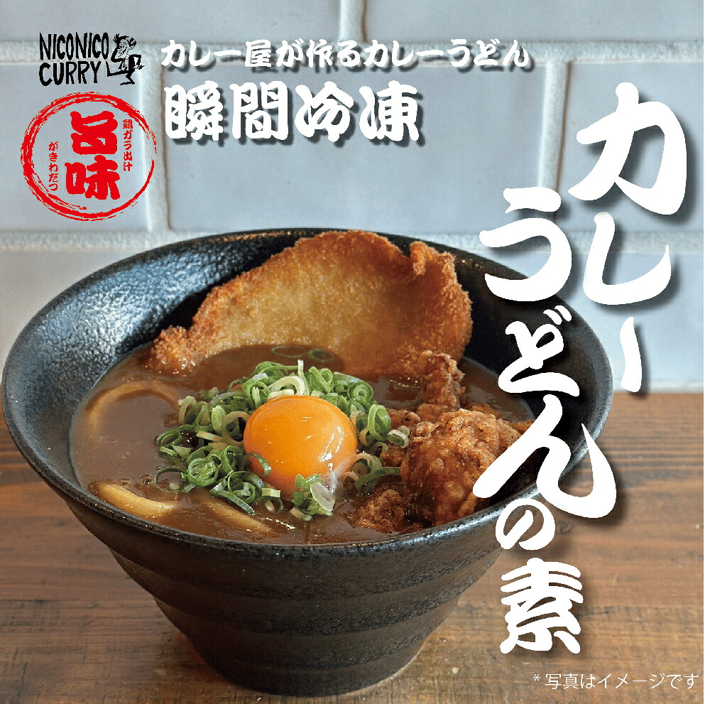 【ふるさと納税】地元の小さな『NICONICO CURRY』ニコニコカレー カレーうどんの素 5食【 冷凍食品 カレー 兵庫県 高砂市 】|兵庫県高砂市