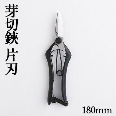 楽天市場】花隈川 芽切鋏 片刃 170mm (摘花 庭鋏 園芸 収穫 剪定 芽