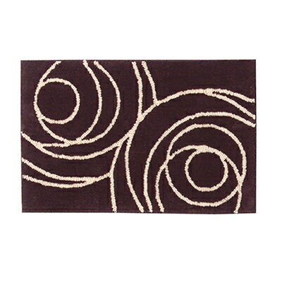 【ふるさと納税】M+home　ジェネシー　インテリアマット（約45×70cm） 雑貨 日用品 モダン 抗菌防臭 吸水素材