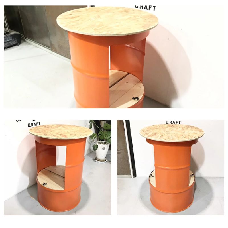 かず　ドラム缶テーブル Amazon｜【WNJAPAN】センターテーブル おしゃれ ドラム缶 ロー