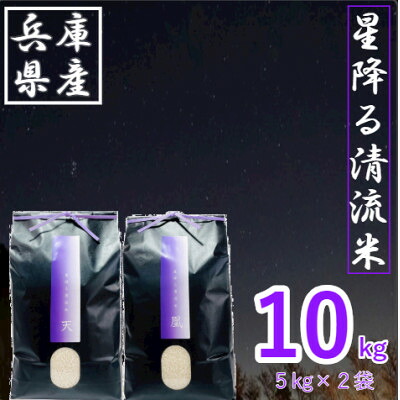 【ふるさと納税】令和8年産【先行予約】2026年9月以降発送【premium】星降る清流米　天-TEN-・凰-OU-_ 星降る清流米 清流米 プレミアム米 高級米 こめ コメ 米 お米 白米 ご飯 美味しい 天 TEN 煌 OU ブランド米 5kg 5kg×2袋 10kg 兵庫県 養父市 ふるさと納税 【1320197】